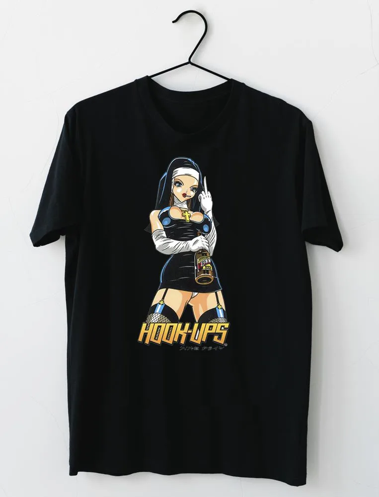 Limited New Rebel Nun T-Shirt Skateboard Hookups S-3XL Fastship