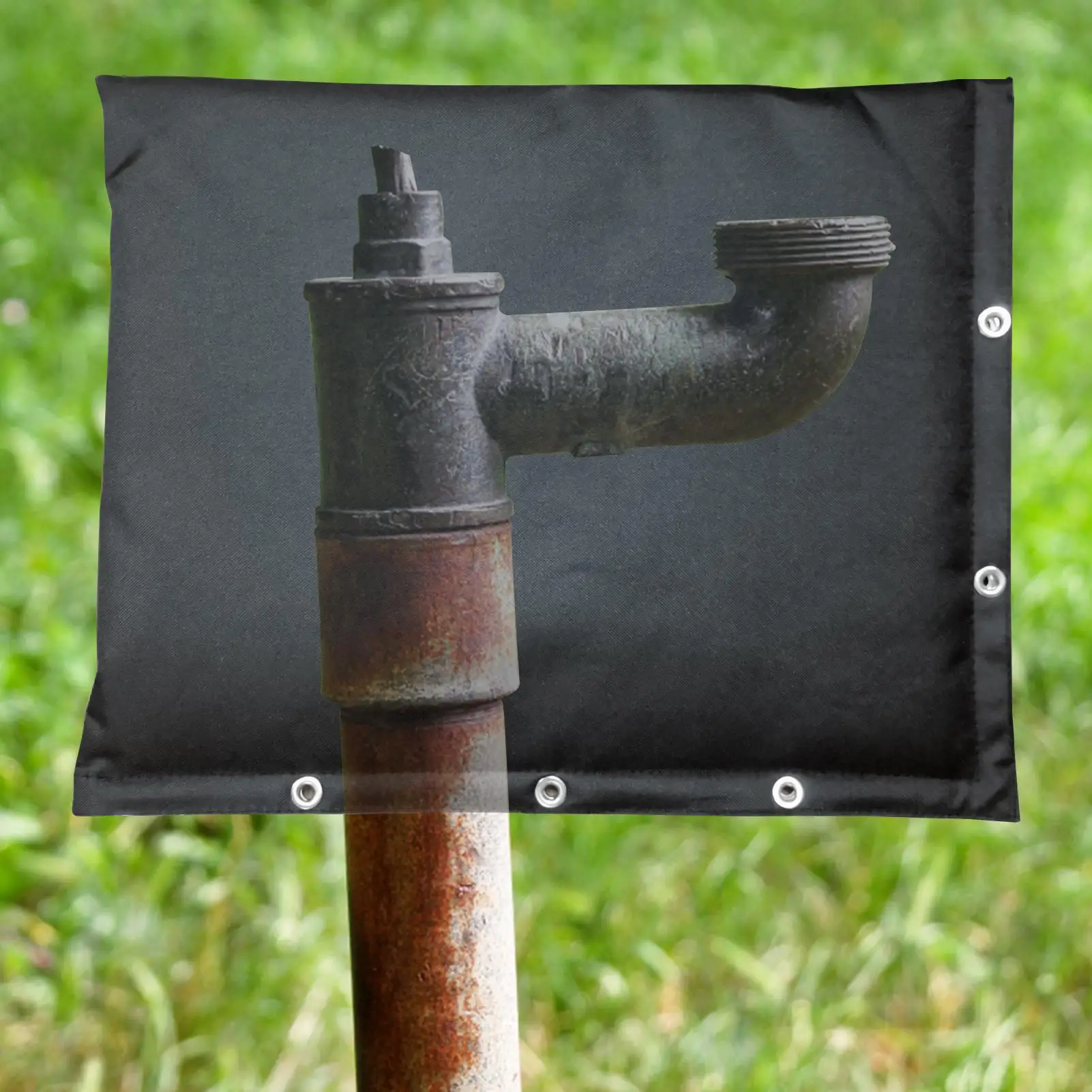 Backflow Preventer Cover Waterproof Protective Pipe Pouch 15.75x19.69 Inches Sprinkler Insulation Bag With 2 Layers For Outdoor