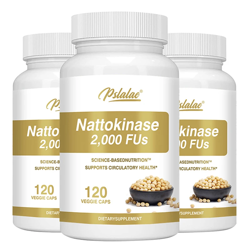 

Nattokinase Supplement - Supports Heart Health & Circulatory & Normal Blood Flow, Non-GMO, Gluten Free