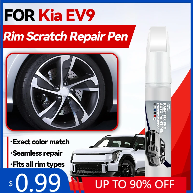

Карандаш-корректор для колесных дисков, черный, для эксклюзивного ремонта автомобильной краски, аксессуар для устранения царапин на KIA EV9 2023-2025 гг.