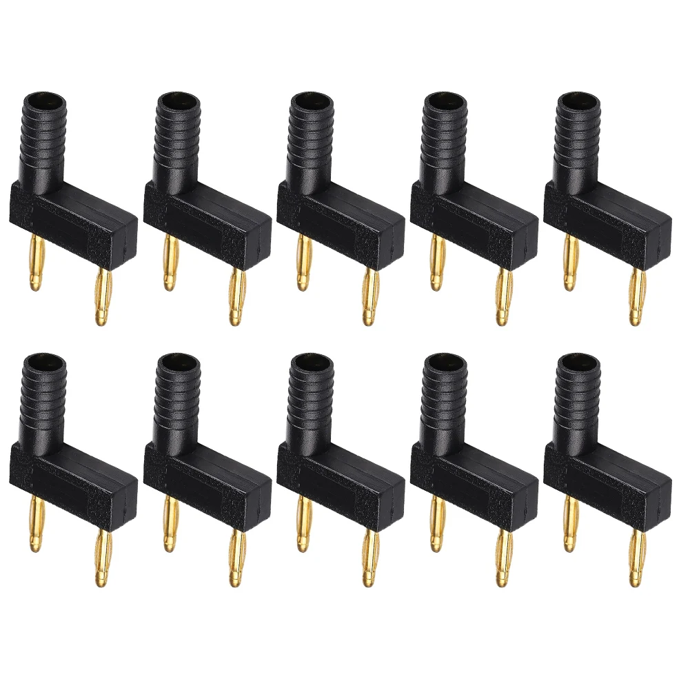10pcs 2mm Banana Probe Dual-Row Shorting DIY Cable Connectors For Electrical Equipment Accessories Easy To Install