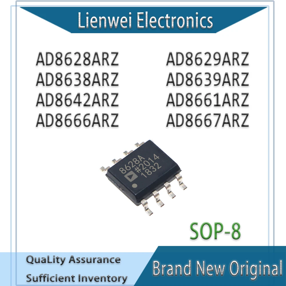 

100% New Original AD8628ARZ AD8629ARZ AD8638ARZ AD8639ARZ AD8642ARZ AD8661ARZ AD8666ARZ AD8667ARZ IC Chipset SOP-8