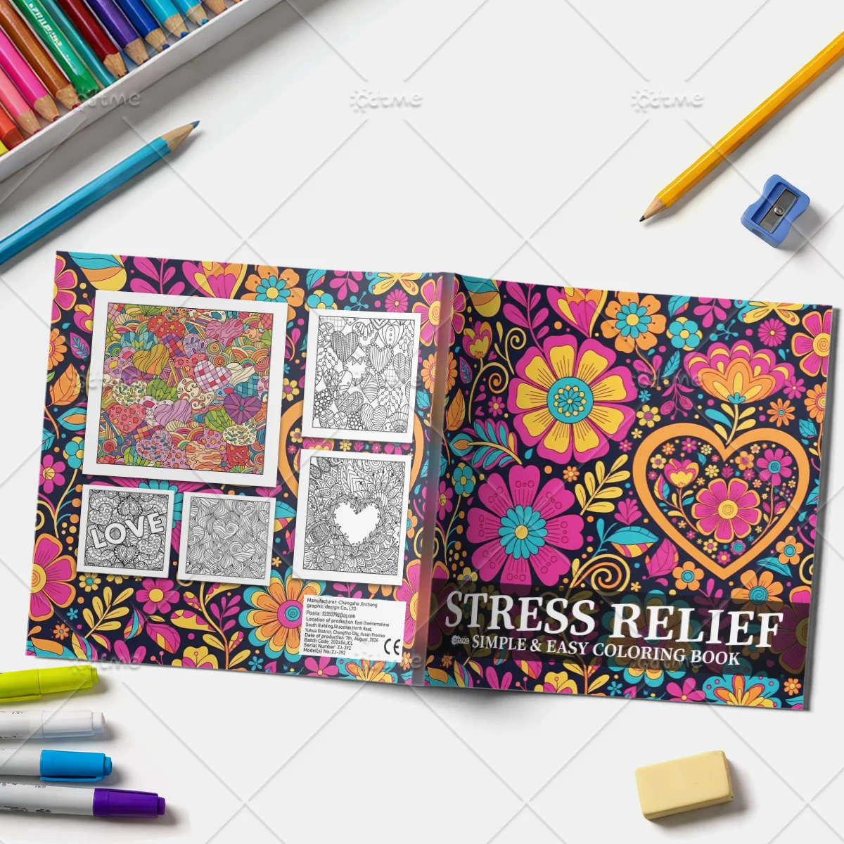 STRESS-ABWEHRENDE Malbücher für Erwachsene und Jugendliche mit niedlichen, gemütlichen täglichen Aktivitäten zur Entspannung (Cozy Spaces Coloring) – Detail 2