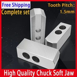 High Quality Hydraulic Oil Pressure Chuck Soft Claw 5 6 8 10 Inch 60/90/120 Degree Standard 3 Jaws For Mechanical CNC Lathes