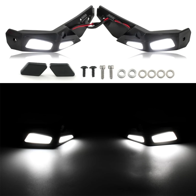 2Pcs Handguards Hand Guards Protector with LED Lighting for Can Ryker