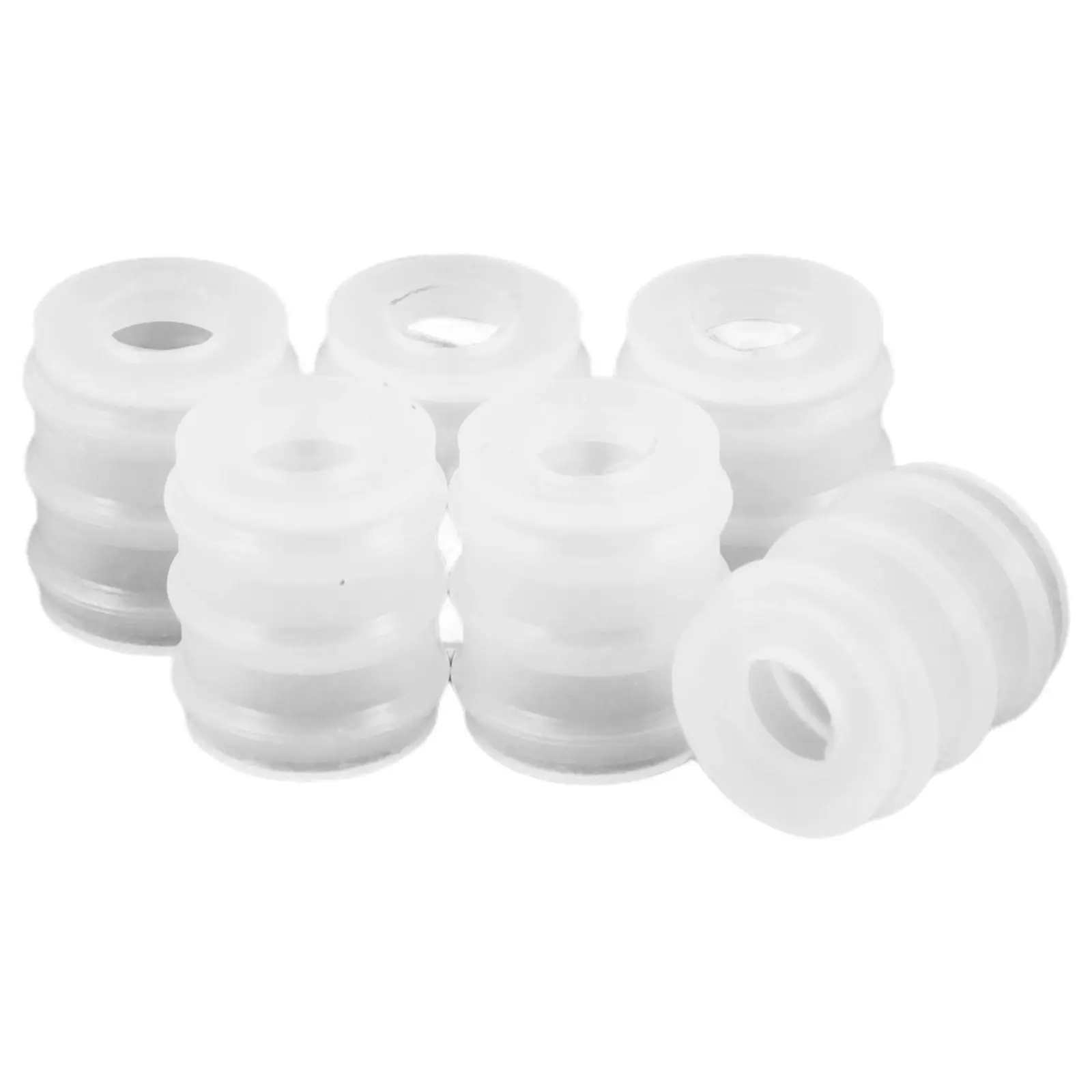 6Pcs Stainless Steel Water Pump Pipe Sealing Ring Silicone Manual Bottle Dispenser Replacement Leak Proof Outdoor Kitchen
