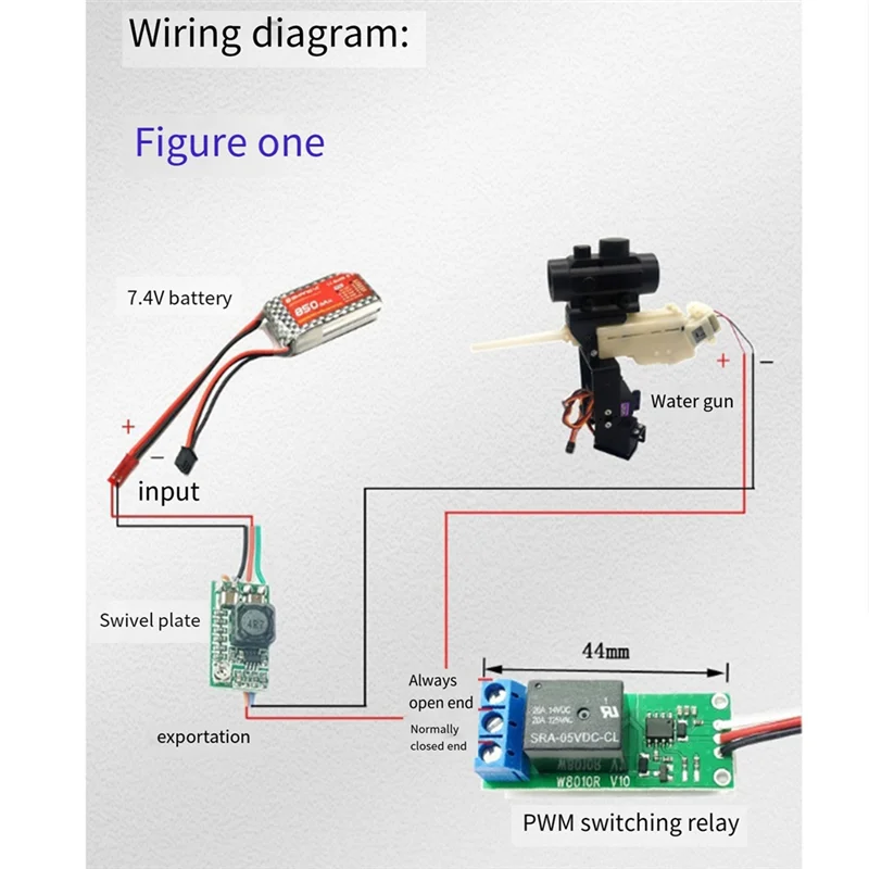 JABS-RC Relay Switch Foraeromodelling Cars Wide Voltage 5-12V, PWM Control Universal Aerial Light Controller Low Voltage