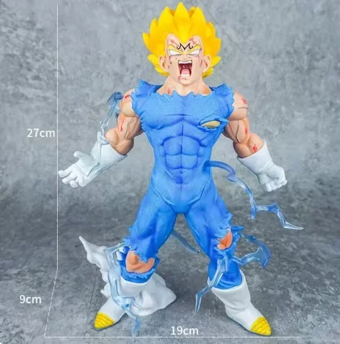 フィギュアドラゴンボールz gkベジータ,PVCアクションフィギュア,自己破壊マジンベジータ,コレクターのおもちゃ,ギフト,27cm