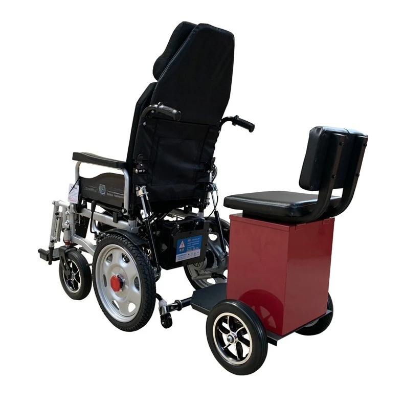 Electric wheelchair foldable automatic long-life lithium battery wheelchair for the elderly