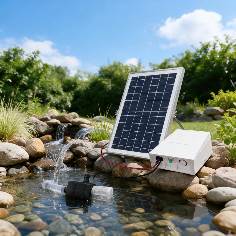 2026 High-flow Solar Water Pump Rechargeable Outdoor Pond Fountain Oxygenating Circulation Pump 12V DC Submersible Water Pumps