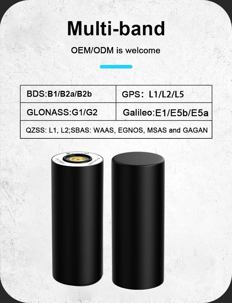 Travelight Full Band L1 L2 L5 Helix Antenna Gnss Gps High Precision Positioning SMA Connector Helical Gps Antenna for UM960 F9p