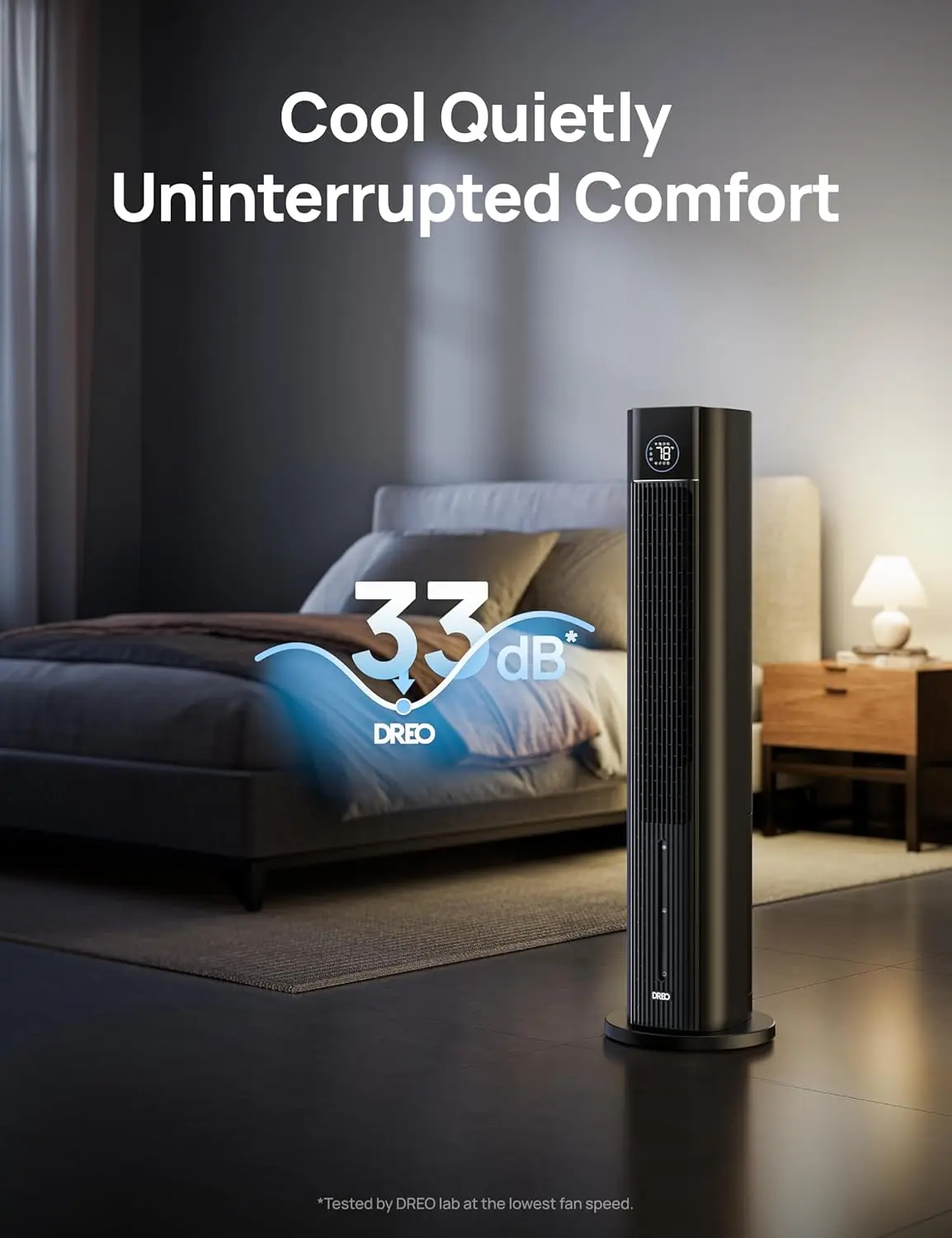 

Tower Fan for Bedroom, 43" Cooling Fans That Blow Cold Air 2025 Upgraded, Evaporative Air Cooler, Quiet 85° Oscillating Floor Fa
