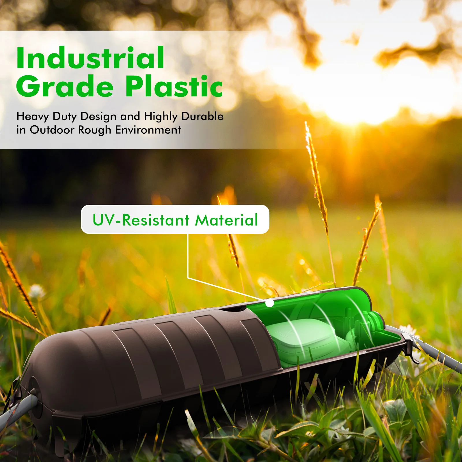 

Водонепроницаемая уличная электрическая коробка IP44, всепогодная соединительная коробка для защиты электрических разъемов при праздничном декоре внутри/на улице помещений