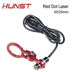 HUNST Dia: 20/25mm Red Dot Holder Set DC5V Diode Module Device Positioning For DIY Co2 Laser Engraving Cutting Head