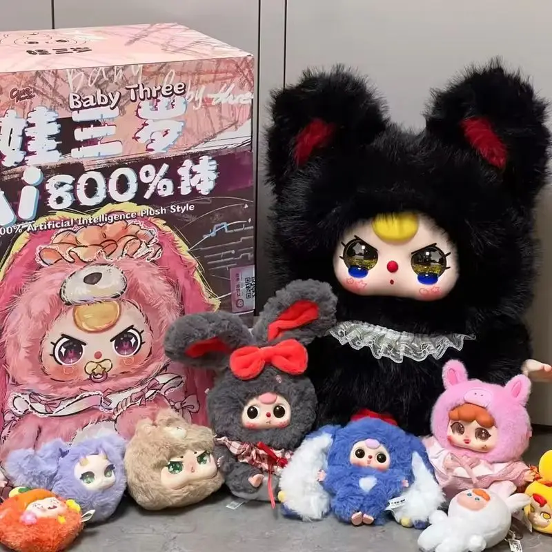 

Baby Three Ai800% Big Doll Blind Box Intelligent Toy Dialogue Plush Doll Cute Storytelling Figure Doll Kids Pendant Xmas Gifts