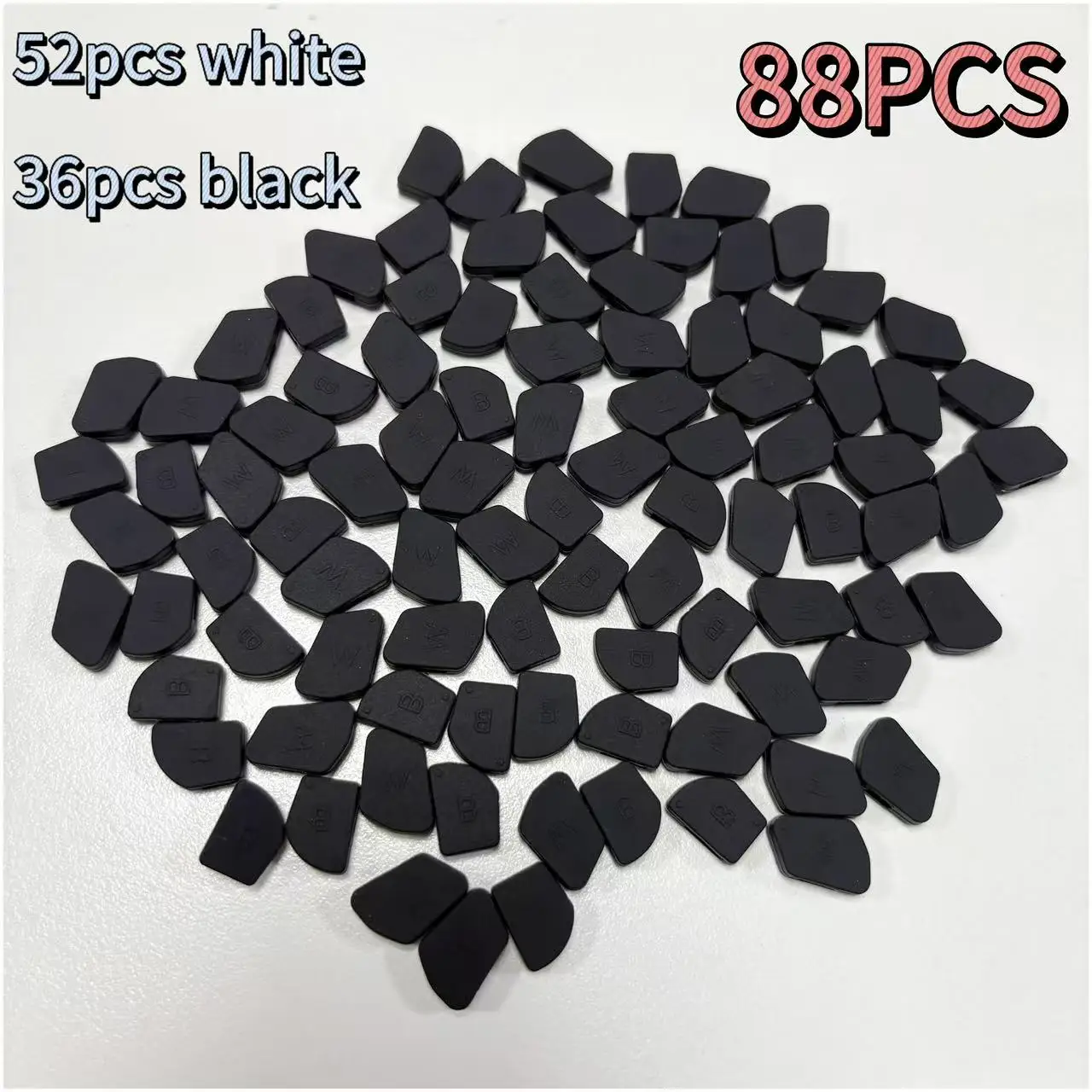 Tapas de goma para martillos de piano eléctrico, para Casio AP200 AP 250 450 400 700 PX120 PX150 PX160 330 350 860 800 CDP100 CDP200 (88 piezas)