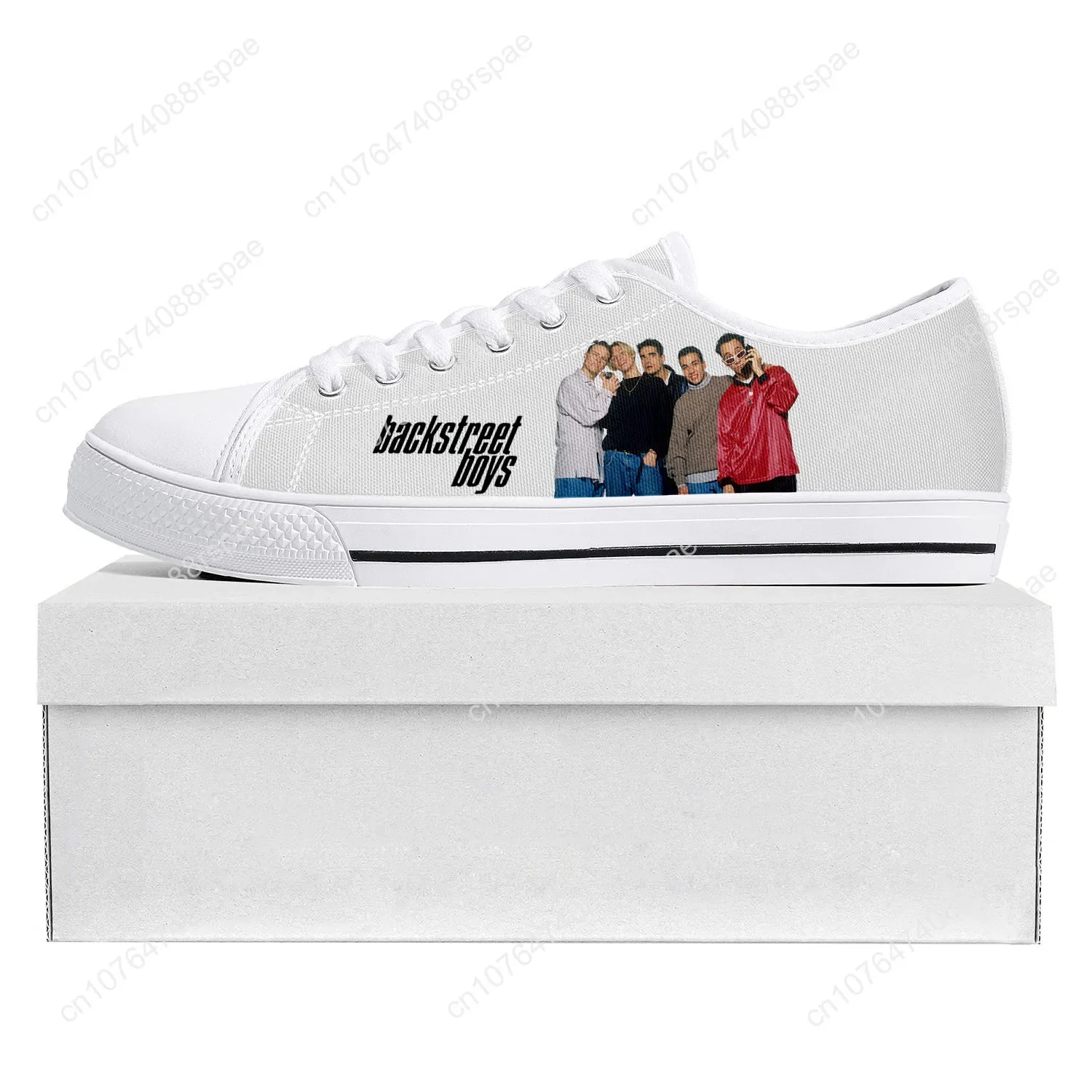 Backstreet Boys Pop Band Low Top Sneakers, sapatilha de lona para casais, sapatos personalizados para homens e mulheres, moda Bsb, alta qualidade