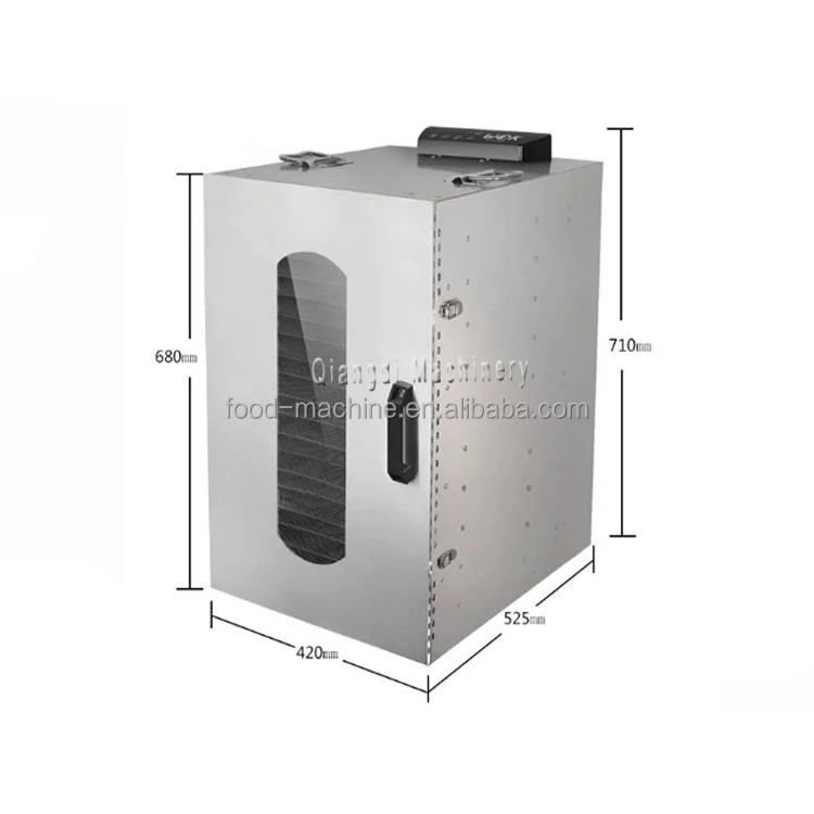 التجارية 20 صواني الفولاذ المقاوم للصدأ اللحوم الغذاء الفاكهة الخضار آلة مجفف ديهيدراتور #2