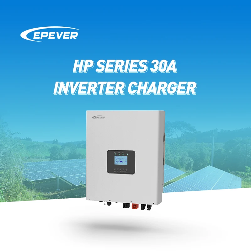Epever 3.5KW 5.5KW عاكس للطاقة الشمسية 24 فولت 48 فولت عاكس هجين للطاقة الشمسية موجة جيبية نقية خارج الشبكة العاكس للنظام الشمسي مع MPPT
