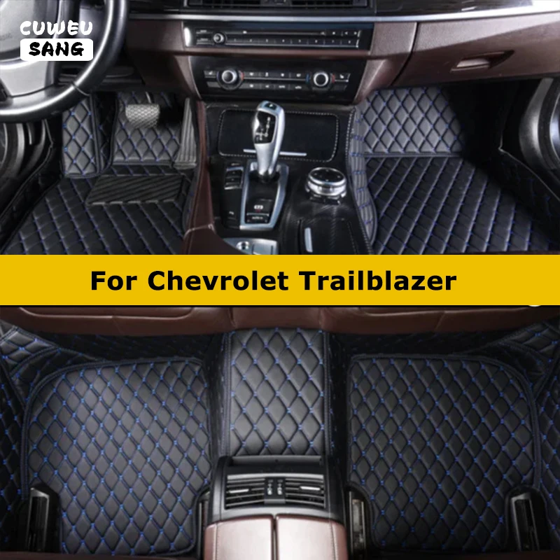 CUWEUSANG Custom Car Floor Mats For Chevrolet Trailblazer Auto Carpets Foot Coche Accessorie