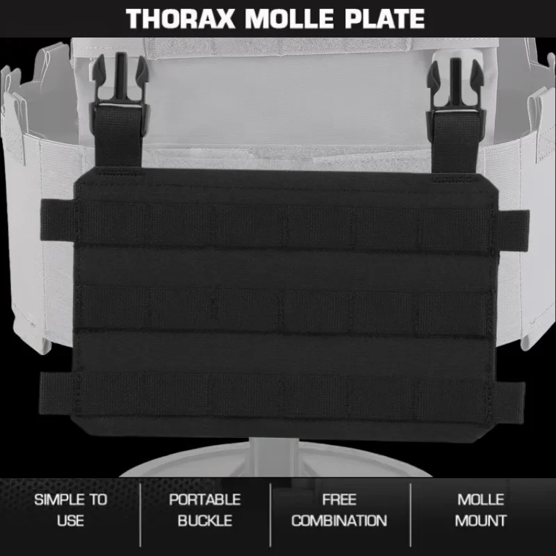 

THORAX Molle Plate | MOLLE Compatible Expansion Platform | For Wilderness Exploration Equipment Accessories