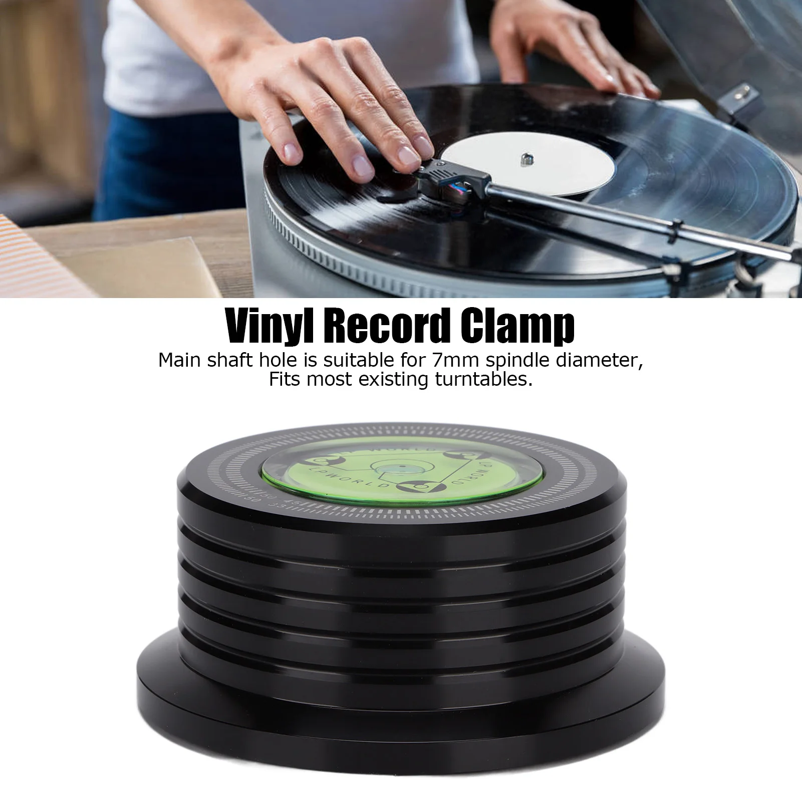 Turntable Disc Clam…