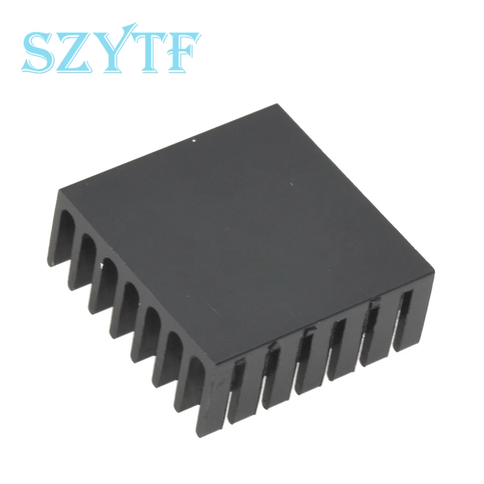 5pcs Heatsink Cooling Fin Aluminum Radiator Cooler Heat Sink for IC Chip LED Silver 22*22*10mm Black 22X22X10mm