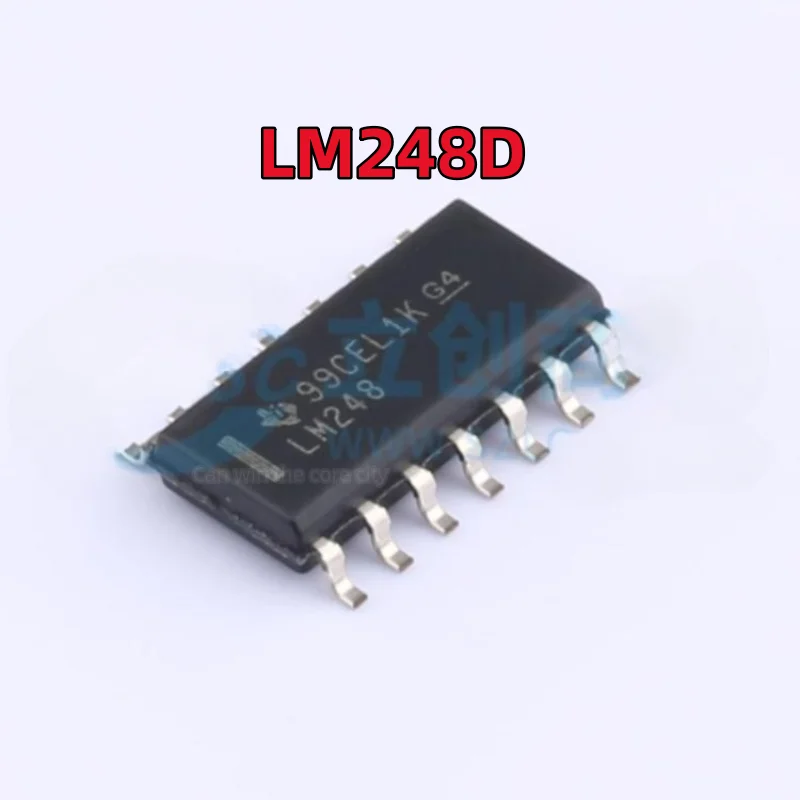 50 PCS / LOT New LM248DR package SOP14 LM248 LM248D buffer arithmetic amp original in stock