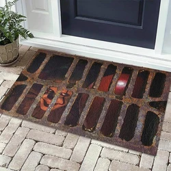 Indoor Carpet mats Doormats 3D Illusion Clown Non Slip Carpet for Kitchen Bathroom Bedroom Living Room Entryway Washable Indoor