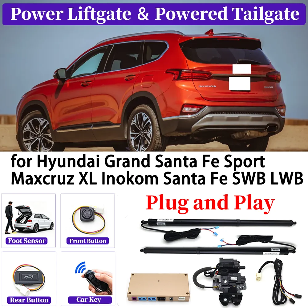 

for Hyundai Grand Santa Fe Sport Maxcruz XL Inokom Santa Fe SWB LWB Car Automatic Power Liftgate Smart Auto Electric Tailgate