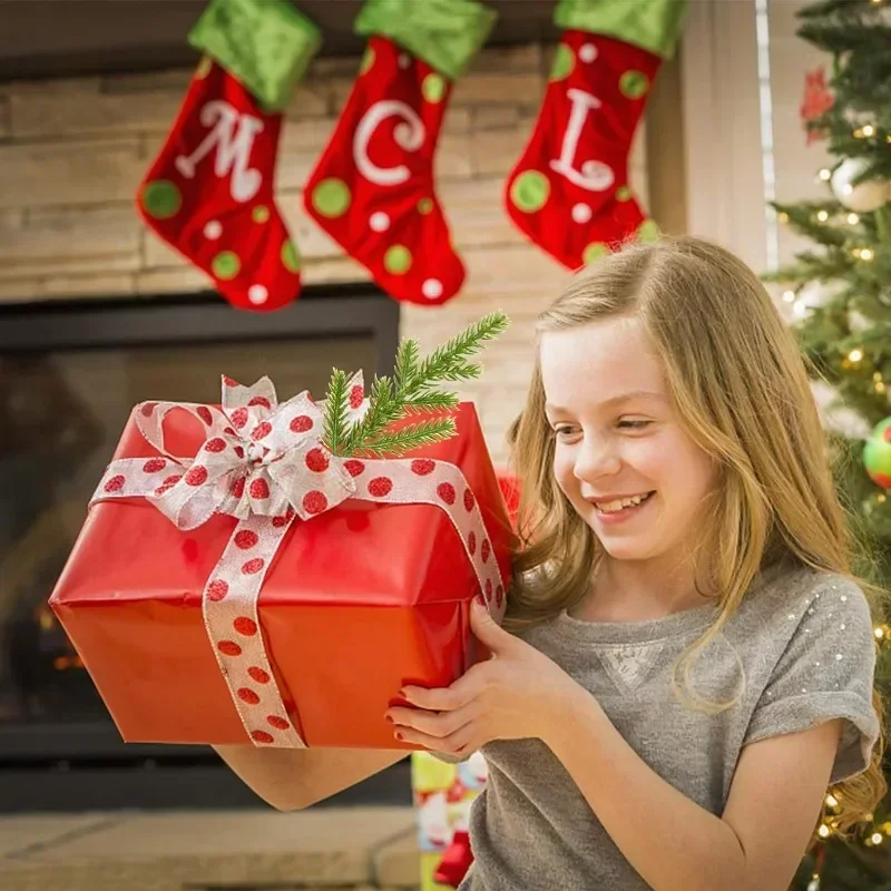 Plantas artificiales de pino para decoración del hogar, caja de dulces con agujas de pino para árbol de Navidad, álbum de recortes, regalo artesanal, 50 o 1 piezas, 2025