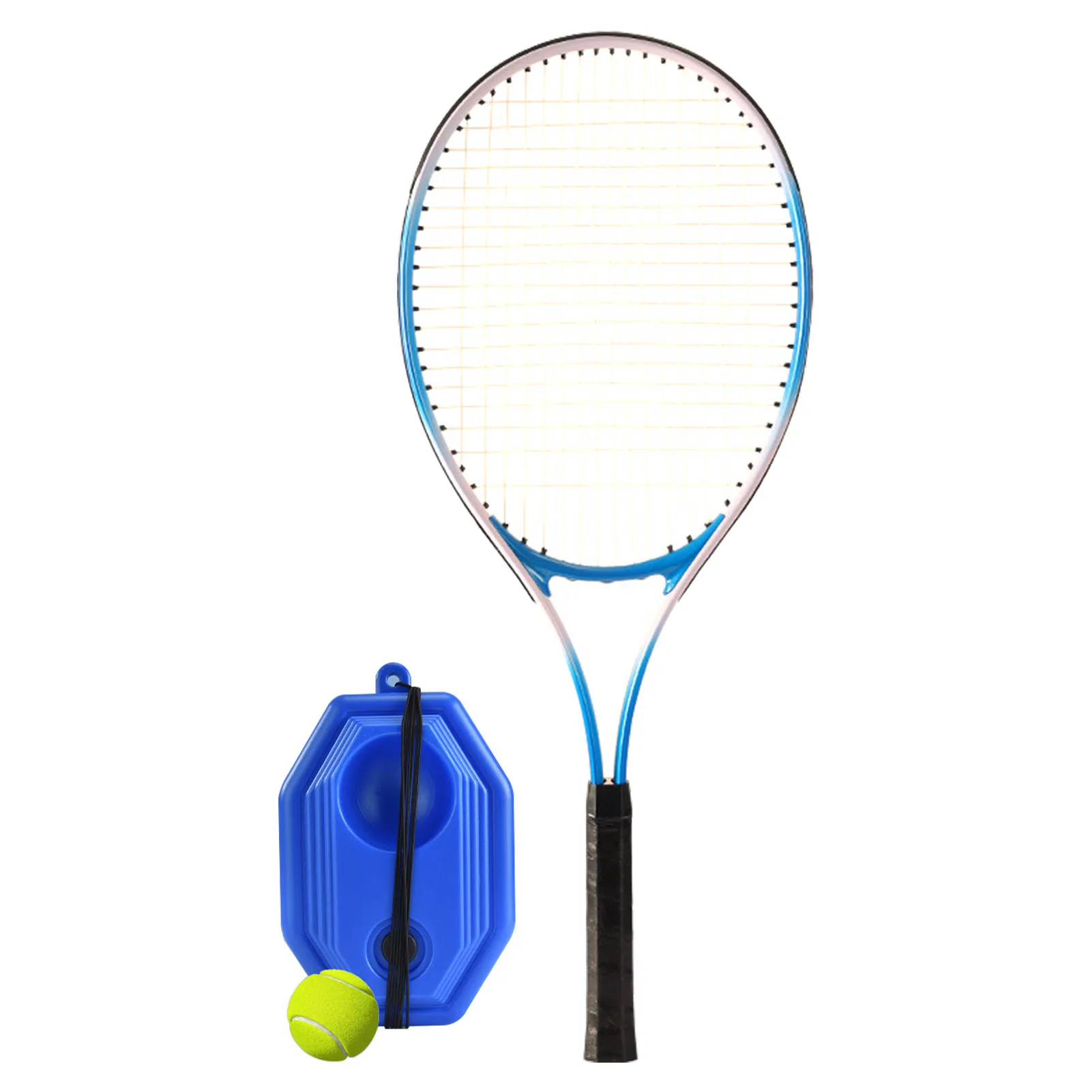 

Single Tennis Trainer Tennis Rackets Rebound Base Tennis Balls Portable Self Tennis Practice Training Tool For Beginners