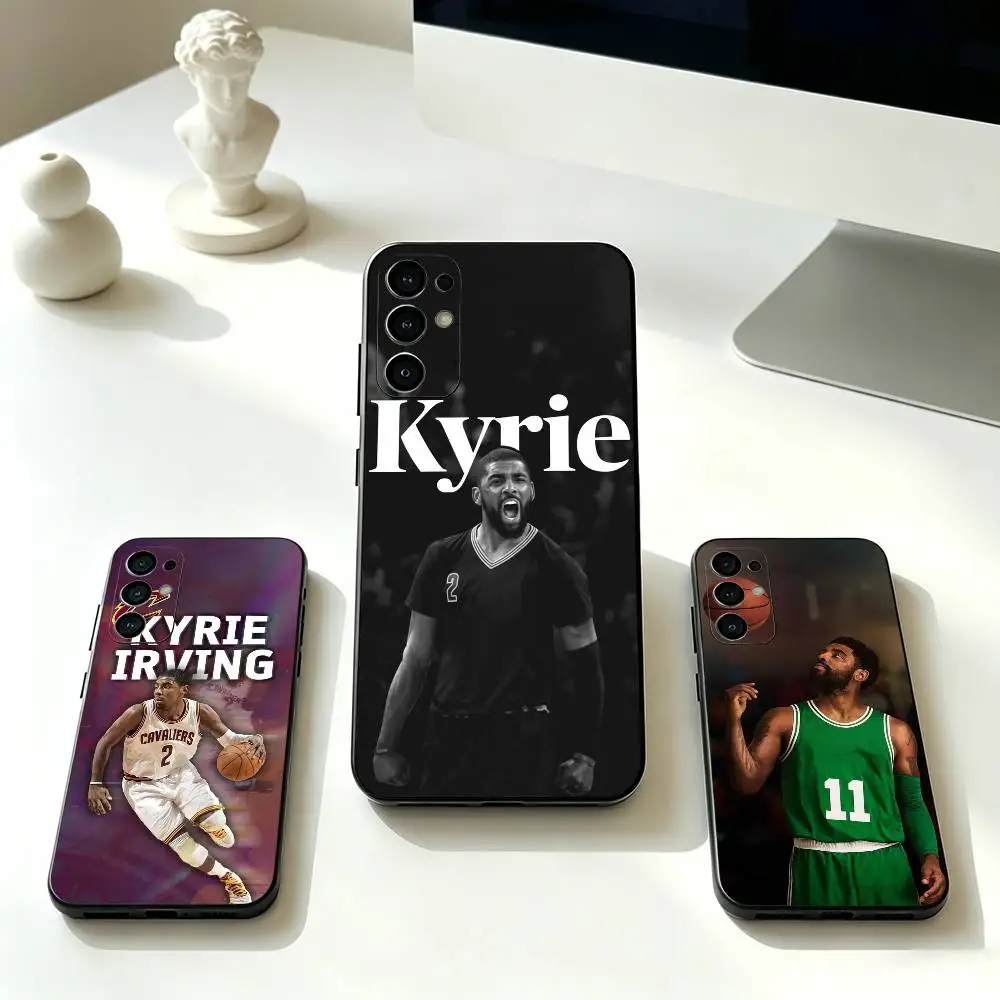 Basketball K-Kyrie Irving   Phone Case For Samsung S25,S24,S21,S22,S23,S30,Ultra,S20,Plus,Fe,Lite,Note,10,Black Cover