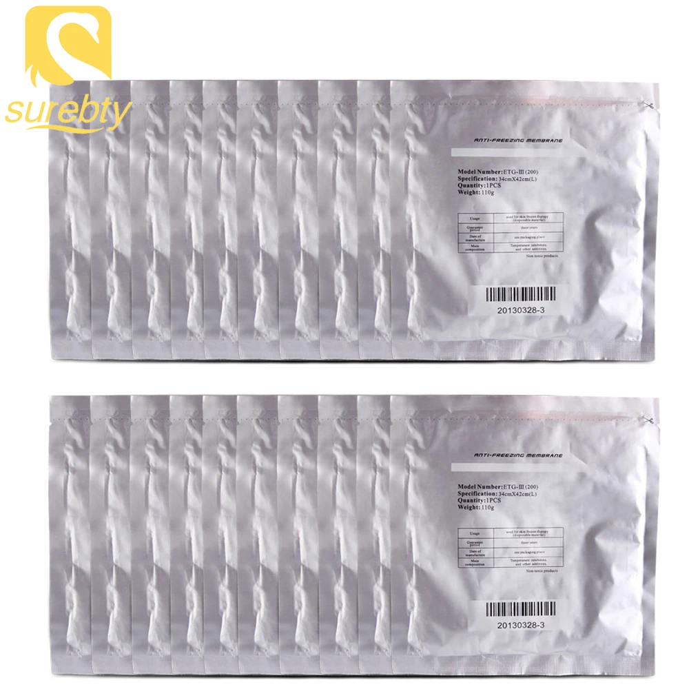 10pcs Anti Freeze Membrane Fat Dissolve Freezing Cold Pad For Body Slimming Anti Cellulite