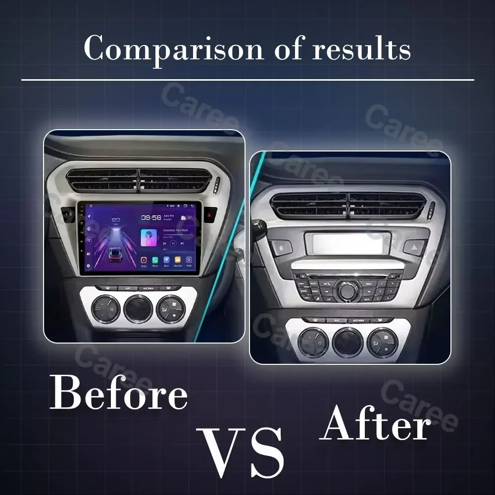 Android15 For Peugeot 301 For Citroen C-Elysee CElysee 2012 - 2016 Car Multimedia Player Car GPS Navigation Touch Screen No 2din
