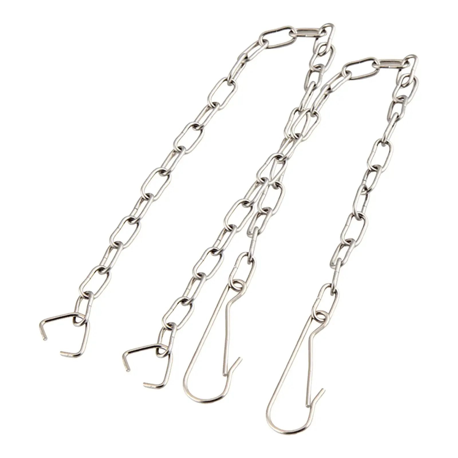 Sturdy Toilet Flapper Chains Replacement High Strength Stainless Steel Easy Installation Accessories for Bathroom Repair