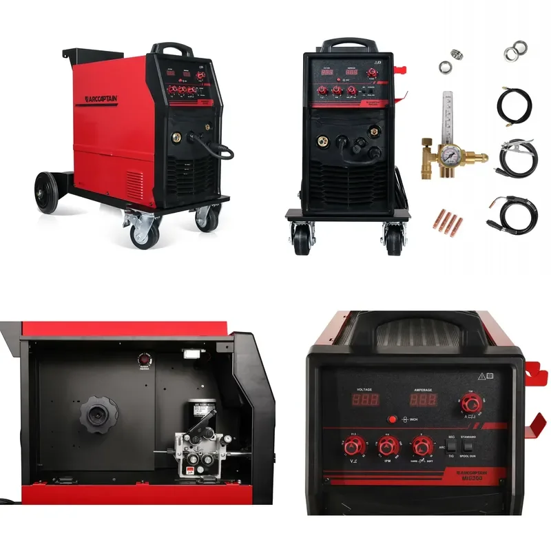 for Arccaptain Wholesale American Standard MIG300 240V Industrial Welder Easy to operate 5 in 1 MIG Industrial Welder