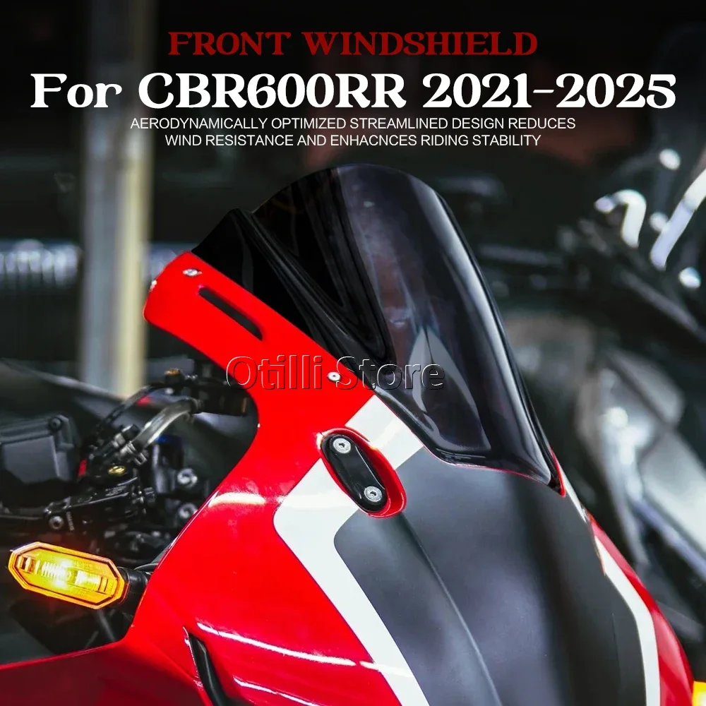 

2025 CBR600RR Motorcycle Windscreen Windshield Cover Screen Deflector For Honda CBR600RR CBR 600 RR 600RR 2021 2022 2023 2024