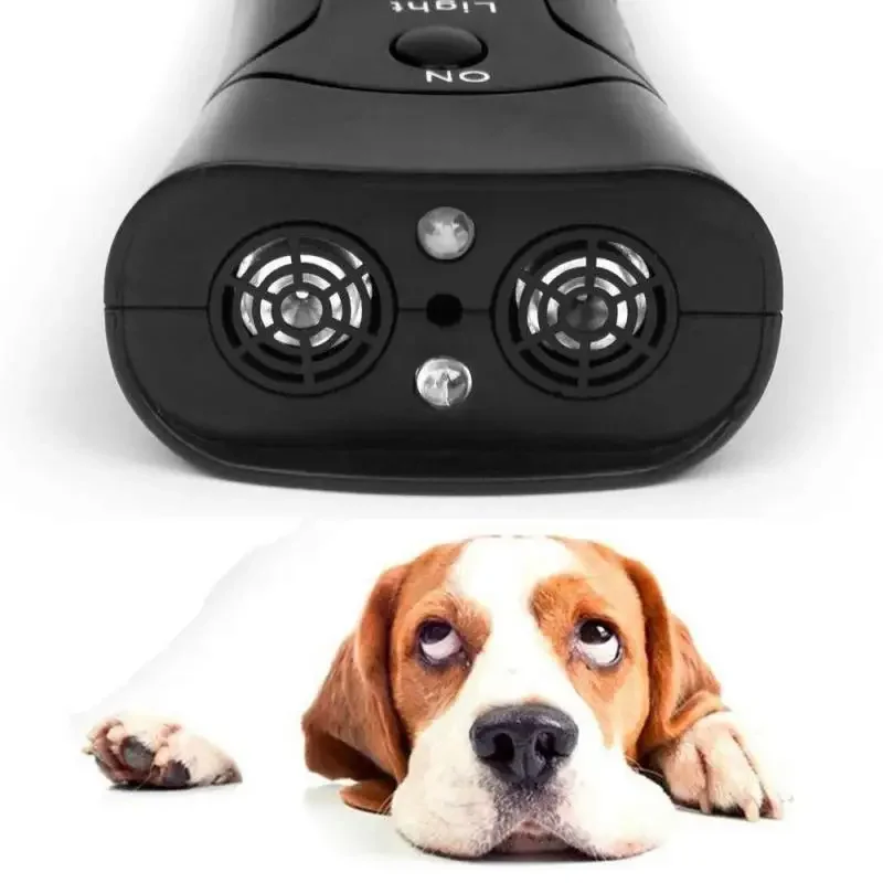 Pet Dog Repeller Anti Barking Stop Bark Training Device Trainer LED Ultrasonic Anti Barking Ultrasonic Without Battery dog