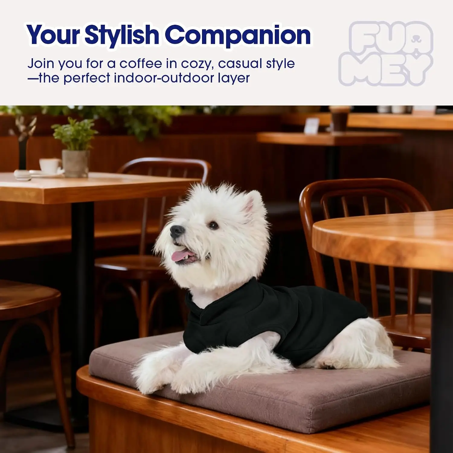 Small Dog Fleece Vest Warm Stretchy Pullover with Leash Hole Soft Turtleneck Sleeveless Pet Clothes Black XXS, Customized