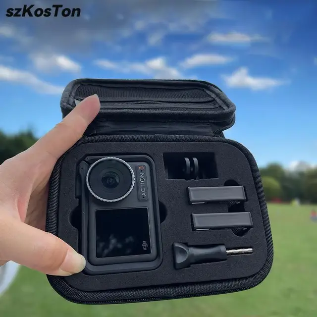 Mini Torebka na DJI Osmo Action 5 Pro Action 6 3 4 Etui Podróżne Torba na Akcesoria do Kamery Torba do Przechowywania Pudełko Ochronne