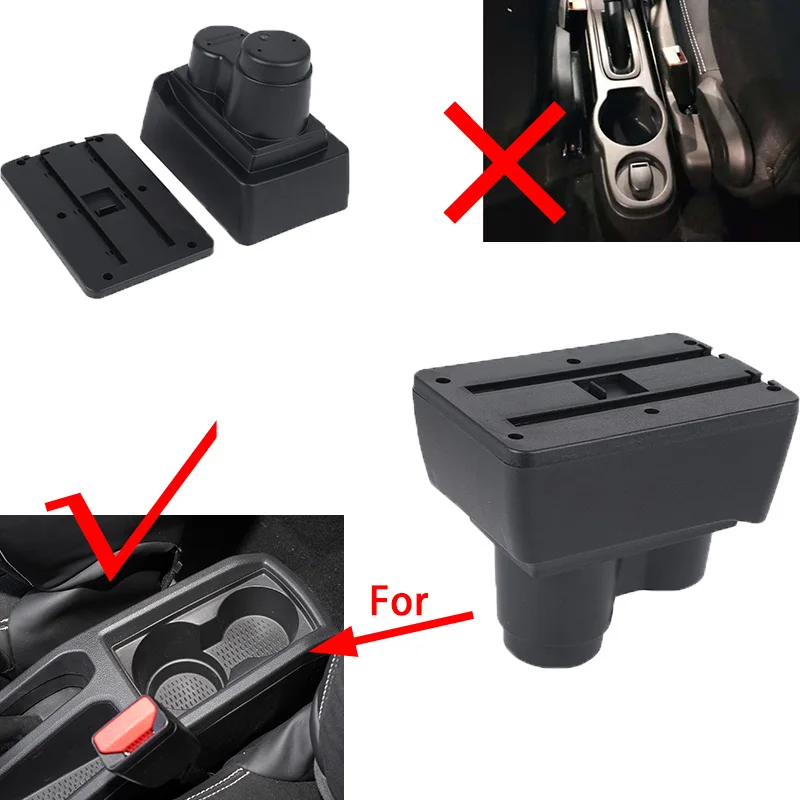 For Renault Duster Armrest Box 2019-2023 Interior modification Center Console Storage Box with USB and cup holder Accessories