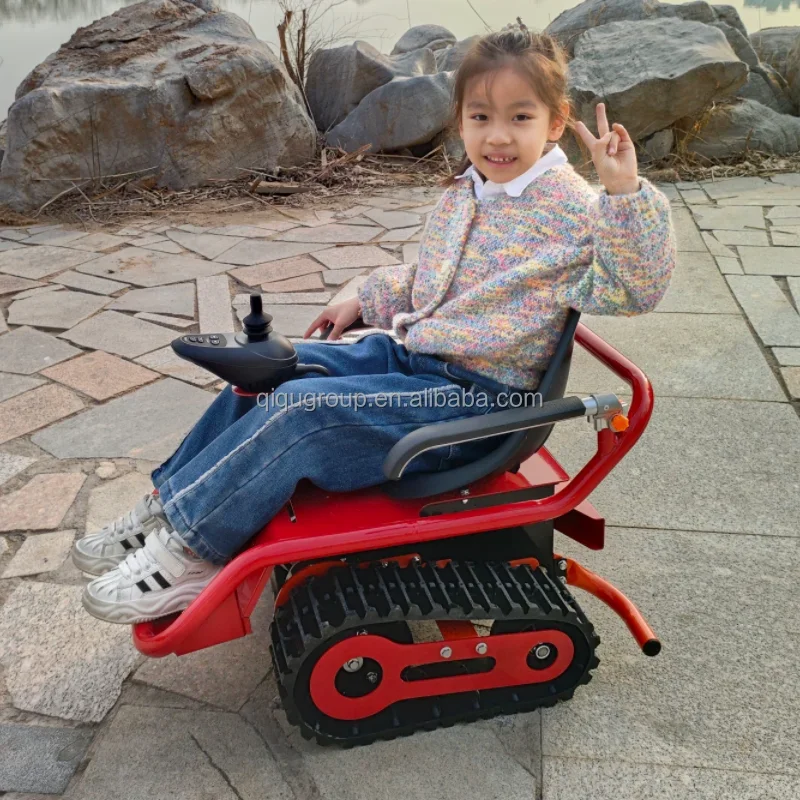 All Terrain Outdoor Colorful Electric Tracked Mini Kids Amusement Ride On Tank