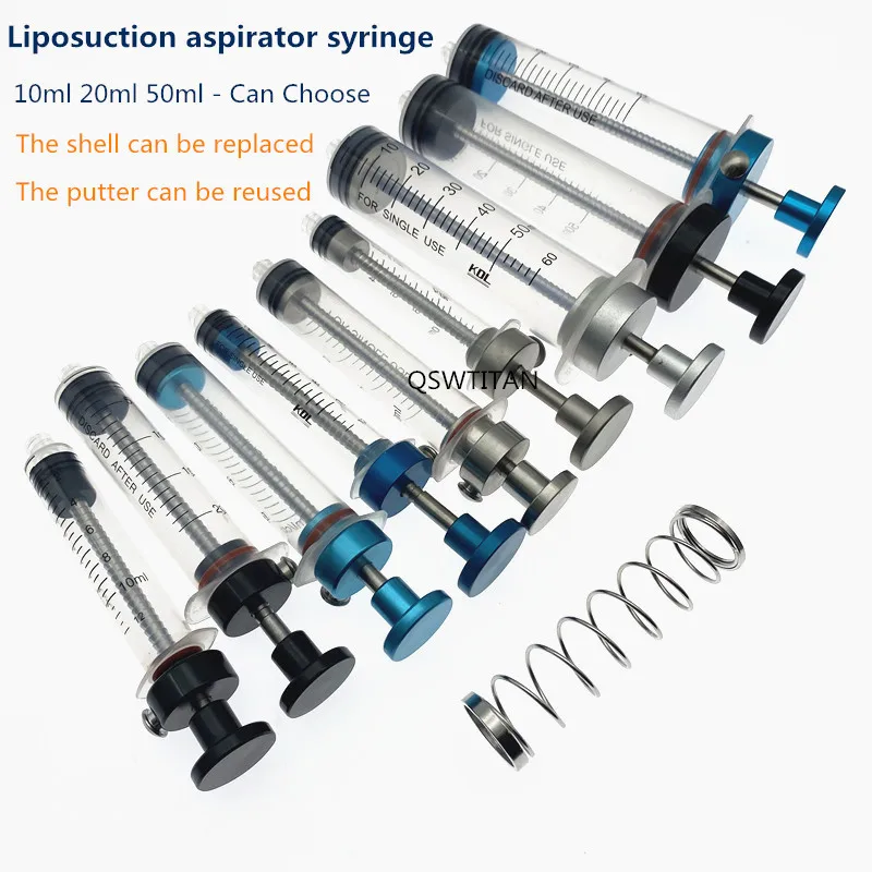 Liposuction aspirator kit fat harvesting transplantation kit 10mL 20ML 50ML fat transfer tools liposuction Tools