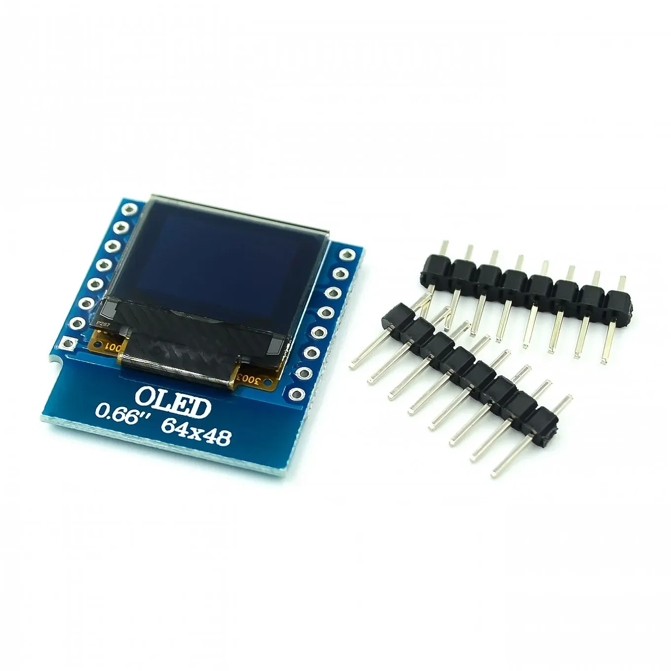 Модуль OLED-дисплея 0,66 дюйма для модуля WEMOS D1 MINI ESP32 Arduino AVR STM32 64x48 0,66 дюйма, ЖК-экран IIC I2C OLED