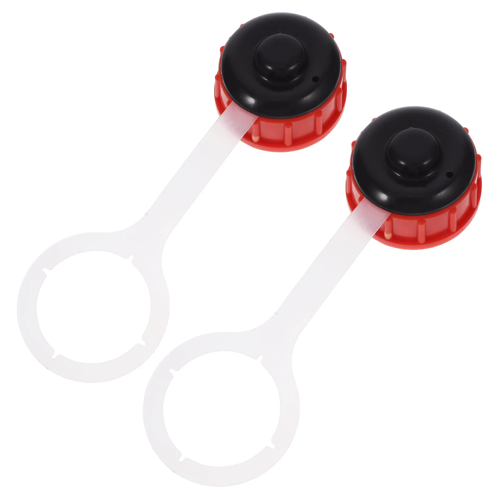 

2pcs Lawn Mower Gas Universal Replacement Fuel Caps For Small Engines Durable Design Enhanced Sealing With Rubber Gasket