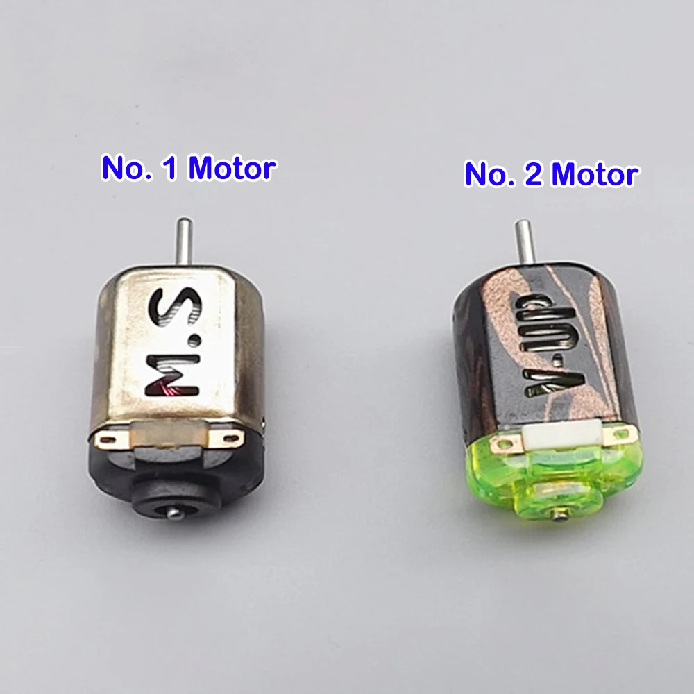 Micro 130 Electric Motor DC 2.4V 48000RPM Large Current High Speed for Competition Four-wheel Drive Motor Toy Model Accessories