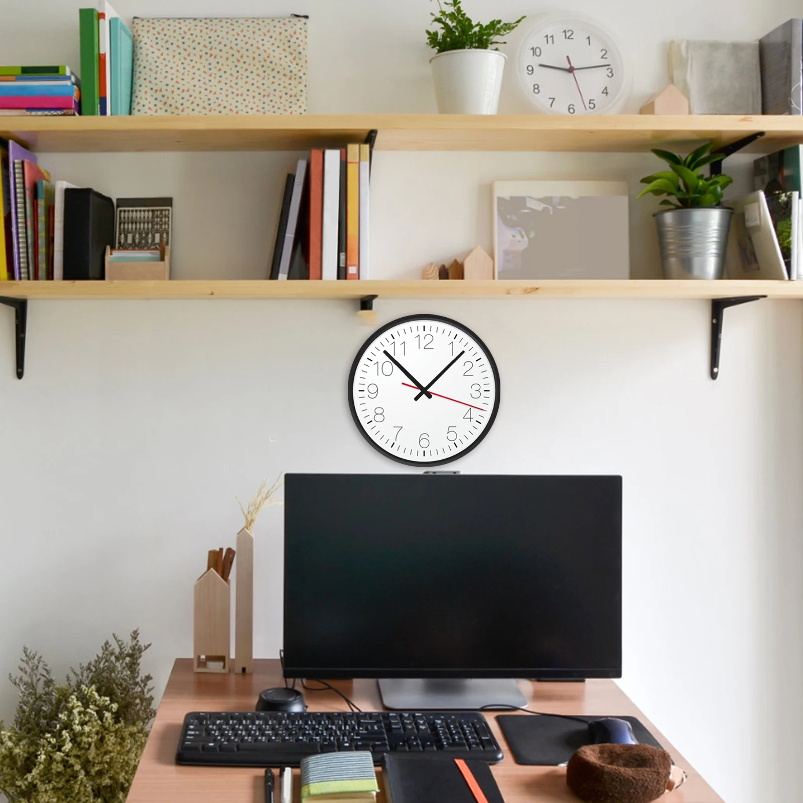 

Металлические границы настенных часов, корпус кварцевых часов, запасные части, 12, рама, тонкая полировка, современный домашний декор