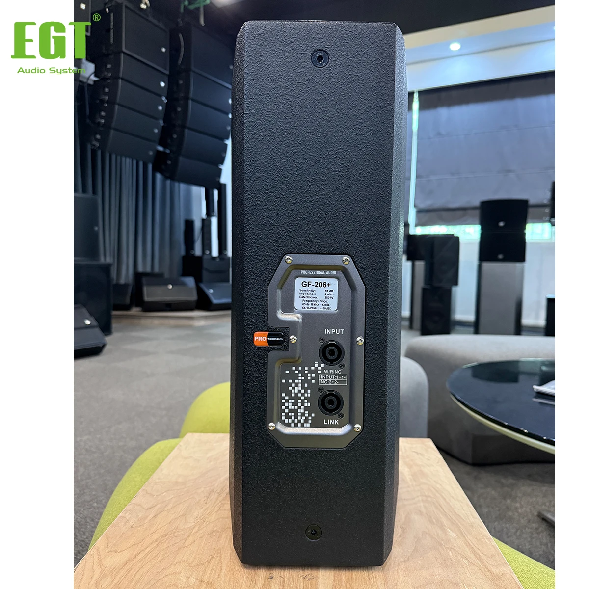 Dual6in Mini Passive Line Array Speaker For Conference Room Banquet Small Indoor Stage Audio