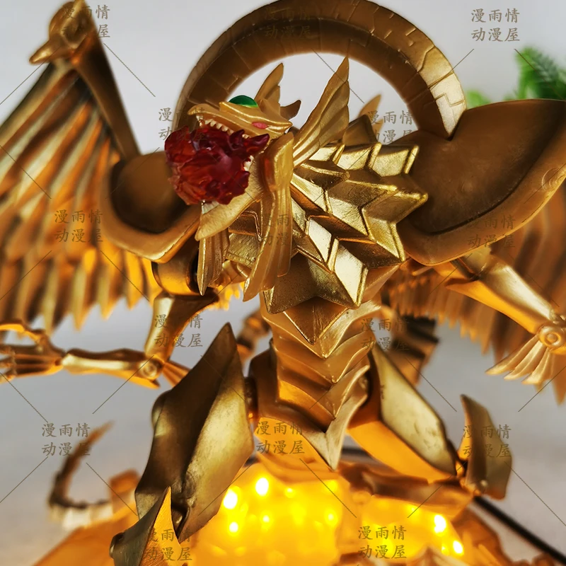 2025 novo du monstros anime ornamento de mesa estátua dragão alado três deuses ilusorios figura colecionável anime eles modelo presentes